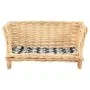 Cesta para perros con cojín sauce natural 50x33x30 cm by , Beds for dogs - Ref: Foro24-170773, Price: 62,04 €, Discount: %