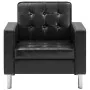 Sillón de cuero sintético negro von , Sessel - Ref: Foro24-247018, Preis: 224,20 €, Rabatt: %