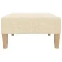 Taburete de tela color crema 78x56x32 cm von , Osmanen - Ref: Foro24-337677, Preis: 52,97 €, Rabatt: %