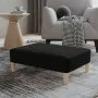 Reposapiés de tela negro 78x56x32 cm by , Ottomans - Ref: Foro24-337801, Price: 81,63 €, Discount: %