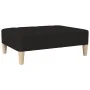 Reposapiés de tela negro 78x56x32 cm by , Ottomans - Ref: Foro24-337801, Price: 81,63 €, Discount: %