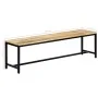 Banco de comedor madera maciza de mango en bruto 160 cm by , Dining and kitchen benches - Ref: Foro24-247813, Price: 203,20 €...