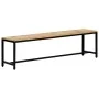 Banco de comedor madera maciza de mango en bruto 160 cm by , Dining and kitchen benches - Ref: Foro24-247813, Price: 203,20 €...