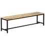 Banco de comedor madera maciza de mango en bruto 160 cm by , Dining and kitchen benches - Ref: Foro24-247813, Price: 203,20 €...