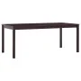 Conjunto de comedor 9 piezas madera de pino marrón oscuro by , Furniture sets for kitchens and dining rooms - Ref: Foro24-283...