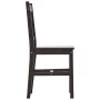 Conjunto de comedor 9 piezas madera de pino marrón oscuro by , Furniture sets for kitchens and dining rooms - Ref: Foro24-283...