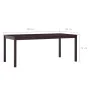 Conjunto de comedor 9 piezas madera de pino marrón oscuro by , Furniture sets for kitchens and dining rooms - Ref: Foro24-283...