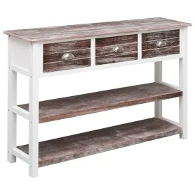 Aparador de madera marrón envejecido 115x30x76 cm by , Sideboards - Ref: Foro24-284164, Price: 133,48 €, Discount: %