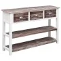 Aparador de madera marrón envejecido 115x30x76 cm by , Sideboards - Ref: Foro24-284164, Price: 133,48 €, Discount: %