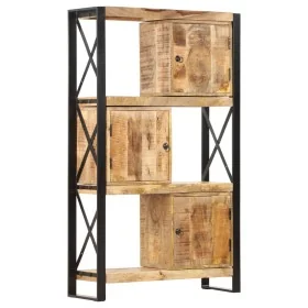 Estantería librería madera de mango maciza 90x30x150 cm by , Bookcases and shelves - Ref: Foro24-285917, Price: 563,65 €, Dis...