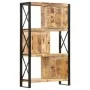 Estantería librería madera de mango maciza 90x30x150 cm de , Librerías y estanterías - Ref: Foro24-285917, Precio: 562,99 €, ...