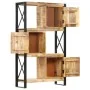 Estantería librería madera de mango maciza 90x30x150 cm de , Librerías y estanterías - Ref: Foro24-285917, Precio: 562,99 €, ...