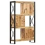 Estantería librería madera de mango maciza 90x30x150 cm de , Librerías y estanterías - Ref: Foro24-285917, Precio: 562,99 €, ...