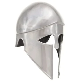 Réplica de casco de guerrero griego rol en vivo acero plateado by , Collectible weapons - Ref: Foro24-286212, Price: 61,15 €,...