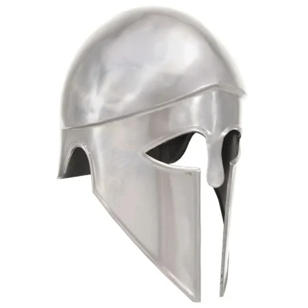 Réplica de casco de guerrero griego rol en vivo acero plateado von , Sammelwaffen - Ref: Foro24-286212, Preis: 49,88 €, Rabat...