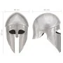 Réplica de casco de guerrero griego rol en vivo acero plateado von , Sammelwaffen - Ref: Foro24-286212, Preis: 49,88 €, Rabat...