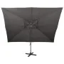 Sombrilla jardín voladiza cubierta doble antracita 400x300 cm by , Umbrellas - Ref: Foro24-312373, Price: 347,74 €, Discount: %