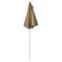 Sombrilla de jardín semicircular con palo taupe 180x90 cm von , Sonnenschirme - Ref: Foro24-315562, Preis: 24,20 €, Rabatt: %