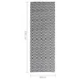 Alfombra de exterior ARAKIL negra 80x250 cm PP von , Outdoor-Protektoren - Ref: Foro24-317015, Preis: 31,99 €, Rabatt: %