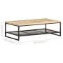 Mesa de centro de madera maciza de mango 110x60x35 cm von , Couchtisch - Ref: Foro24-320244, Preis: 149,57 €, Rabatt: %