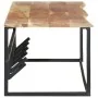 Perchero con borde natural madera maciza de acacia 100x34x38 cm de , Percheros para sombreros y abrigos - Ref: Foro24-320250,...