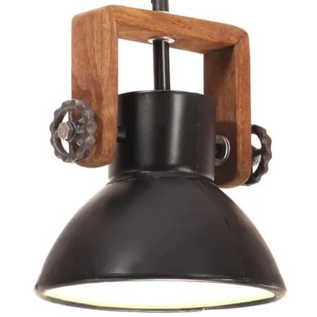 Lámpara colgante industrial redonda 25 W negra 19 cm E27 de , Lámparas - Ref: Foro24-320537, Precio: 38,10 €, Descuento: %