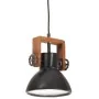 Lámpara colgante industrial redonda 25 W negra 19 cm E27 de , Lámparas - Ref: Foro24-320537, Precio: 38,10 €, Descuento: %