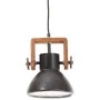 Lámpara colgante industrial redonda 25 W negra 19 cm E27 de , Lámparas - Ref: Foro24-320537, Precio: 38,10 €, Descuento: %