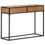 Mesa consola de madera maciza de mango 100x35x75 cm by , Side tables - Ref: Foro24-321713, Price: 151,25 €, Discount: %