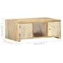 Mesa de centro de madera maciza de mango 90x50x35 cm von , Couchtisch - Ref: Foro24-321801, Preis: 200,33 €, Rabatt: %