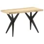 Mesa de comedor de madera maciza de mango 120x60x76 cm by , Kitchen and dining tables - Ref: Foro24-323560, Price: 244,12 €, ...