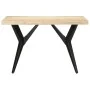 Mesa de comedor de madera maciza de mango 120x60x76 cm by , Kitchen and dining tables - Ref: Foro24-323560, Price: 244,12 €, ...