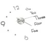Reloj 3D de pared con diseño moderno plateado 100 cm XXL de , Relojes de pared - Ref: Foro24-325155, Precio: 28,97 €, Descuen...