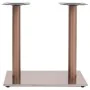 Pata de mesa de bistró acero inoxidable latón 70x40x72 cm by , Table legs - Ref: Foro24-325444, Price: 115,26 €, Discount: %