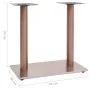 Pata de mesa de bistró acero inoxidable latón 70x40x72 cm by , Table legs - Ref: Foro24-325444, Price: 115,26 €, Discount: %