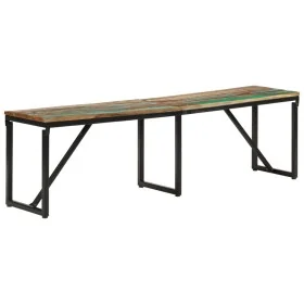 Banco de madera maciza reciclada 160x35x46 cm by , Benches for halls and storage - Ref: Foro24-351682, Price: 94,91 €, Discou...