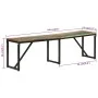 Banco de madera maciza reciclada 160x35x46 cm von , Bänke für Hallen und Lager - Ref: Foro24-351682, Preis: 94,91 €, Rabatt: %