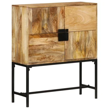 Aparador de madera maciza de mango rugosa 80x30x95 cm von , Schließfächer und Lagerschränke - Ref: Foro24-351713, Preis: 220,...