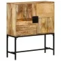 Aparador de madera maciza de mango rugosa 80x30x95 cm von , Schließfächer und Lagerschränke - Ref: Foro24-351713, Preis: 220,...