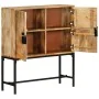 Aparador de madera maciza de mango rugosa 80x30x95 cm von , Schließfächer und Lagerschränke - Ref: Foro24-351713, Preis: 220,...