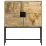 Aparador de madera maciza de mango rugosa 80x30x95 cm von , Schließfächer und Lagerschränke - Ref: Foro24-351713, Preis: 220,...