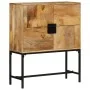 Aparador de madera maciza de mango rugosa 80x30x95 cm von , Schließfächer und Lagerschränke - Ref: Foro24-351713, Preis: 220,...