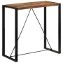 Mesa alta de bar madera maciza reciclada 110x55x110 cm by , Kitchen and dining tables - Ref: Foro24-351718, Price: 162,99 €, ...