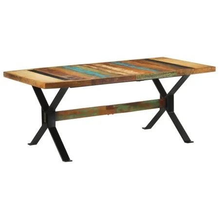 Mesa de comedor madera maciza reciclada 180x90x73 cm de , Mesas de cocina y de comedor - Ref: Foro24-351730, Precio: 310,84 €...
