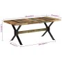 Mesa de comedor madera maciza reciclada 180x90x73 cm de , Mesas de cocina y de comedor - Ref: Foro24-351730, Precio: 310,84 €...