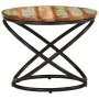 Mesa de centro madera maciza reciclada y acero Ø50x40 cm by , Coffee table - Ref: Foro24-352023, Price: 114,56 €, Discount: %