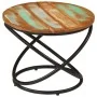 Mesa de centro madera maciza reciclada y acero Ø50x40 cm by , Coffee table - Ref: Foro24-352023, Price: 114,56 €, Discount: %
