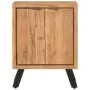 Aparador con 2 puertas de madera maciza de acacia 55x36x72 cm by , Sideboards - Ref: Foro24-352061, Price: 143,75 €, Discount: %