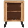 Aparador con 2 puertas de madera maciza de acacia 55x36x72 cm by , Sideboards - Ref: Foro24-352061, Price: 143,75 €, Discount: %