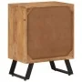 Aparador con 2 puertas de madera maciza de acacia 55x36x72 cm by , Sideboards - Ref: Foro24-352061, Price: 143,75 €, Discount: %